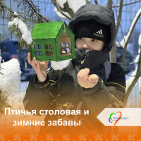 Птичья столовая и зимние забавы