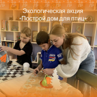 Экологическая акция "Построй дом для птиц"