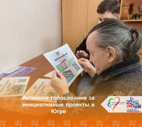 Активное голосование за инициативные проекты в Югре