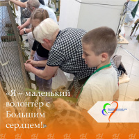 В рамках проекта «ЯВолонтёр маленький с Большим сердцем» В рамках проекта «ЯВолонтёр маленький с Большим сердцем»
